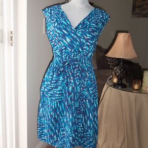 Izod Size 6 Sun Dress Blue